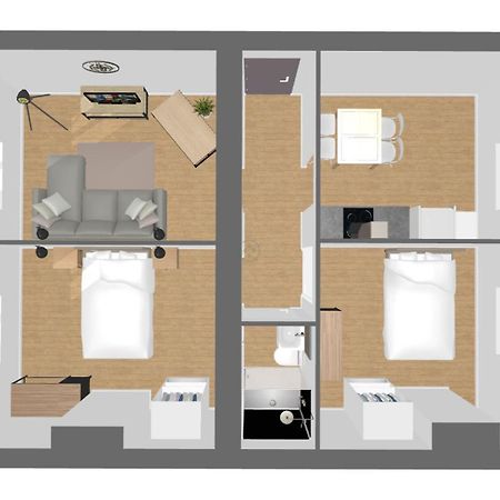 Suite Double Fabriques, 2 Bedrooms, Central, Parking Nearby, Self Checkin Nancy Esterno foto